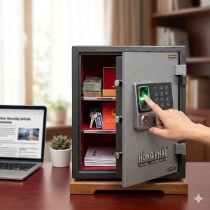 Cập Nhật 2026: Két Sắt Hồng Phát Ra Mắt Dòng Khóa Vân Tay Sinh Trắc Học Thế Hệ Mới